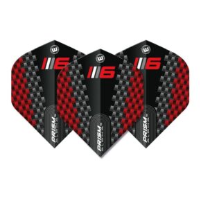 Misaladejuegos Plumas Winmau Darts Standard Prism Alpha Blade 6 Black Red 6915.701 - Imagen 3