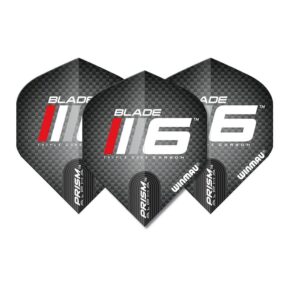 Misaladejuegos Plumas Winmau Darts Standard Prism Alpha Blade 6 Grey Red 6915.700 - Imagen 3