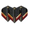 Misaladejuegos Plumas Winmau Darts Standard Prism Zeta Black Red Gold 6915.312 - Imagen 3