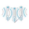 Misaladejuegos Plumas Winmau Darts Standard Prism Zeta White Blue 6915.313 - Imagen 3
