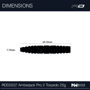 Misaladejuegos Dardos Red Dragon Amberjack Pro 2 90% 25g RDD2537 - Imagen 7