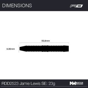 Misaladejuegos Dardos Red Dragon Jamie Lewis SE 90% 23g RDD2523 - Imagen 7