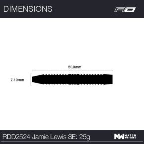 Misaladejuegos Dardos Red Dragon Jamie Lewis SE 90% 25g RDD2524 - Imagen 7