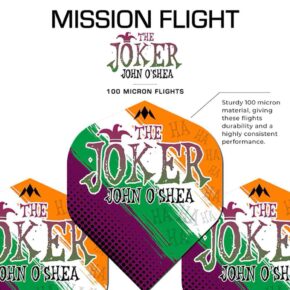 Misaladejuegos Plumas Mission Darts No2 Std John O Shea The Joker F3934 - Imagen 3