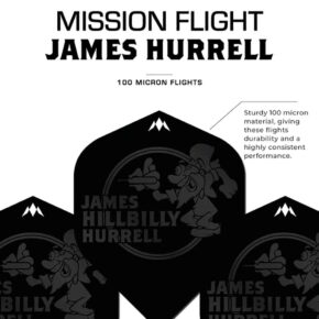 Misaladejuegos Plumas Mission Darts No2 Std ames Hurrell Hillbilly F3938 - Imagen 3