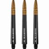 Misaladejuegos Cañas Mission Darts Sabre Polycarbonate Negra Dorada Larga 48mm S1515