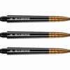 Misaladejuegos Cañas Mission Darts Sabre Polycarbonate Negra Dorada Larga 48mm S1515 - Imagen 2