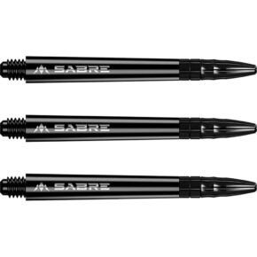 Misaladejuegos Cañas Mission Darts Sabre Polycarbonate Negra Negra Corta 34mm S1511 - Imagen 2