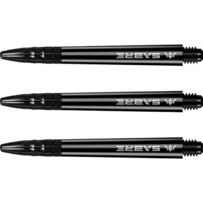 Misaladejuegos Cañas Mission Darts Sabre Polycarbonate Negra Negra Corta 34mm S1511 - Imagen 3