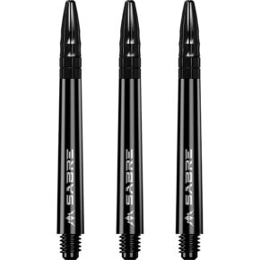 Misaladejuegos Cañas Mission Darts Sabre Polycarbonate Negra Negra Intermedia 41mm S1510