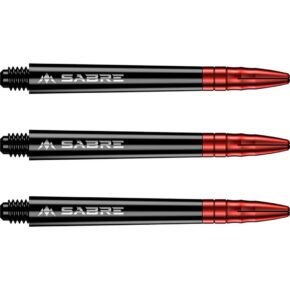 Misaladejuegos Cañas Mission Darts Sabre Polycarbonate Negra Roja Larga 48mm S1512 - Imagen 2
