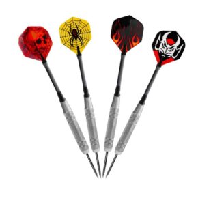Misaladejuegos Pack de 24 Dardos Cuerpo Laton Karella Punta Metal Completos 8273.01 - Imagen 2