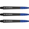 Misaladejuegos Cañas Mission Darts Sabre Polycarbonate Negra Azul Larga 48mm S1518 - Imagen 3