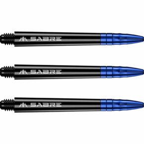 Misaladejuegos Cañas Mission Darts Sabre Polycarbonate Negra Azul Intermedia 41mm S1519 - Imagen 3