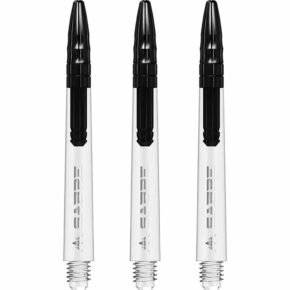 Misaladejuegos Cañas Mission Darts Sabre Polycarbonate Negra Transparente Intermedia 41mm S1525