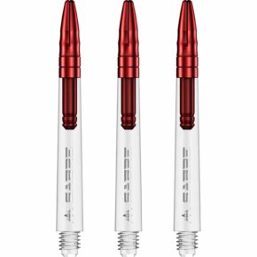 Misaladejuegos Cañas Mission Darts Sabre Polycarbonate Roja Transparente Larga 48mm S1527