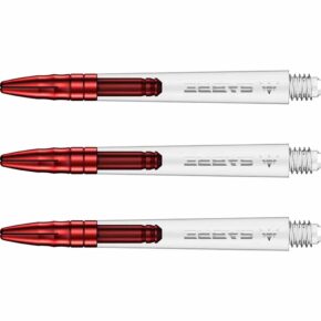 Misaladejuegos Cañas Mission Darts Sabre Polycarbonate Roja Transparente Intermedia 41mm S1528 - Imagen 3