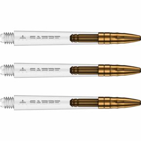 Misaladejuegos Cañas Mission Darts Sabre Polycarbonate Dorada Transparente Larga 48mm S1536 - Imagen 3