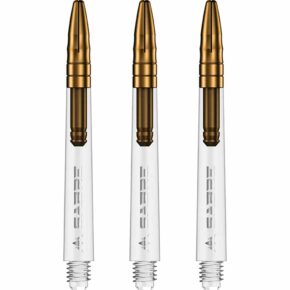 Misaladejuegos Cañas Mission Darts Sabre Polycarbonate Dorada Transparente Intermedia 41mm S1537