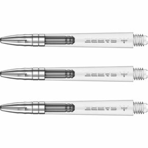 Misaladejuegos Cañas Mission Darts Sabre Polycarbonate Plata Transparente Larga 48mm S1539 - Imagen 2