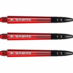 Misaladejuegos Cañas Mission Darts Sabre Polycarbonate Rojo Negro Corta 34mm S1547 - Imagen 3