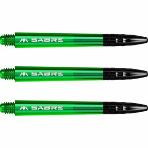 Misaladejuegos Cañas Mission Darts Sabre Polycarbonate Verde Negro Larga 48mm S1548 - Imagen 2