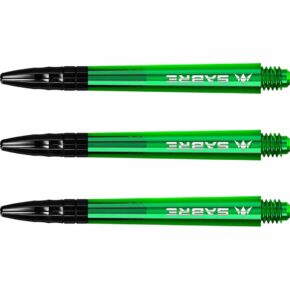 Misaladejuegos Cañas Mission Darts Sabre Polycarbonate Verde Negro Larga 48mm S1548 - Imagen 3