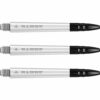 Misaladejuegos Cañas Mission Darts Sabre Polycarbonate Blanco Negro Larga 48mm S1554 - Imagen 2
