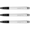 Misaladejuegos Cañas Mission Darts Sabre Polycarbonate Blanco Negro Larga 48mm S1554 - Imagen 3