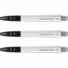 Misaladejuegos Cañas Mission Darts Sabre Polycarbonate Blanco Negro Larga 48mm S1554 - Imagen 3