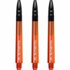 Misaladejuegos Cañas Mission Darts Sabre Polycarbonate Naranja Negro Larga 48mm S1557