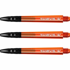 Misaladejuegos Cañas Mission Darts Sabre Polycarbonate Naranja Negro Corta 34mm S1559 - Imagen 3