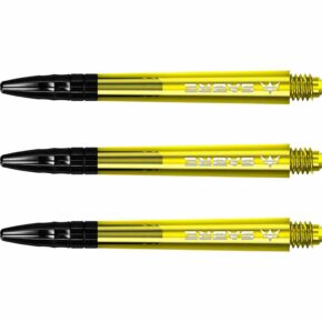Misaladejuegos Cañas Mission Darts Sabre Polycarbonate Amarillo Negro Intermedia 41mm S1561 - Imagen 3