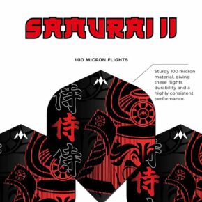 Misaladejuegos Plumas Mission Darts No2 Std Samurai II - Red F4098 - Imagen 3