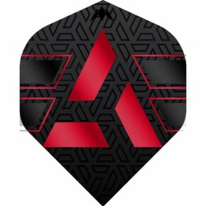 Misaladejuegos Plumas Mission Darts No2 Std Hazard Negro Rojo F3833