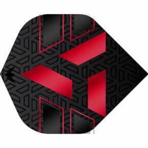 Misaladejuegos Plumas Mission Darts No2 Std Hazard Negro Rojo F3833 - Imagen 3