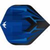 Misaladejuegos Plumas Mission Darts No2 Std Atmosphere Negro Azul F3836 - Imagen 2