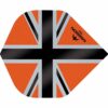 Misaladejuegos Plumas Mission Darts No2 Std Alliance-X Union Jack Negro Naranja 150 F3138 - Imagen 3