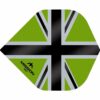 Misaladejuegos Plumas Mission Darts No2 Std Alliance-X Union Jack Negro Verde 150 F3140 - Imagen 2