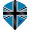 Misaladejuegos Plumas Mission Darts No2 Std Alliance-X Union Jack Azul Negro 150 F3142