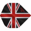 Misaladejuegos Plumas Mission Darts No2 Std Alliance Union Jack Negro Rojo F3082 - Imagen 2