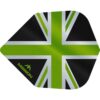 Misaladejuegos Plumas Mission Darts No6 Alliance Union Jack Negro Verde F3099 - Imagen 3