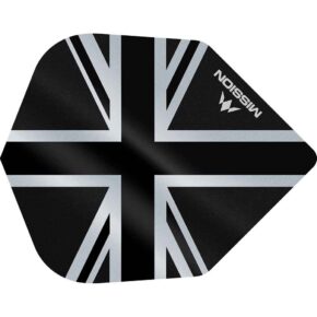 Misaladejuegos Plumas Mission Darts No6 Alliance Union Jack Negro F3103 - Imagen 3