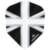 Misaladejuegos Plumas Mission Darts No6 Alliance Union Jack Negro Blanco F3104
