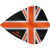 Misaladejuegos Plumas Mission Darts Kite Alliance Union Jack Negro Naranja F3092 - Imagen 3