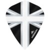 Misaladejuegos Plumas Mission Darts Kite Alliance Union Jack Negro Blanco F3096