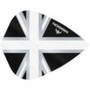 Misaladejuegos Plumas Mission Darts Kite Alliance Union Jack Negro Blanco F3096 - Imagen 2