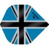 Misaladejuegos Plumas Mission Darts No2 Std Alliance-X Union Jack Negro Azul F3105 - Imagen 2