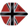 Misaladejuegos Plumas Mission Darts No2 Std Alliance-X Union Jack Negro Rojo F3106 - Imagen 3