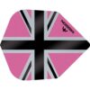 Misaladejuegos Plumas Mission Darts No6 Std Alliance-X Union Jack Negro Rosa F3124 - Imagen 2